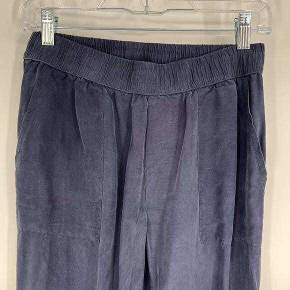 Mododoc Jogger Pant Women's Size XS Navy Licorice Mid Rise Zip Ankle - Picture 3 of 9
